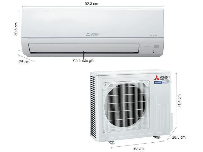 Máy Lạnh Mitsubishi Electric MSY-JP60VF (2.5 Hp) Inverter