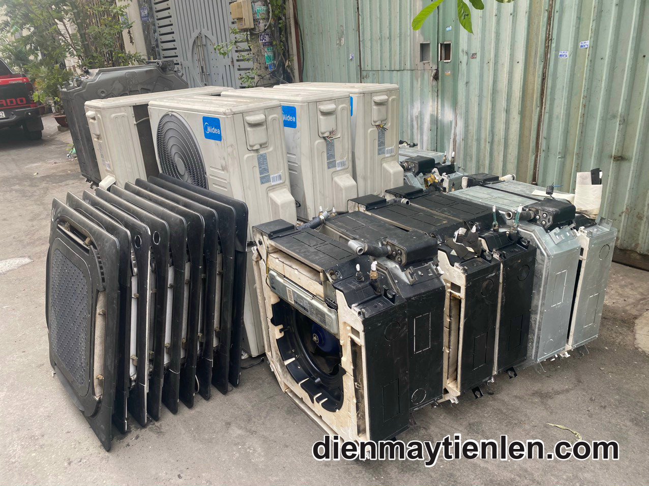 Máy lạnh âm trần cũ Casper