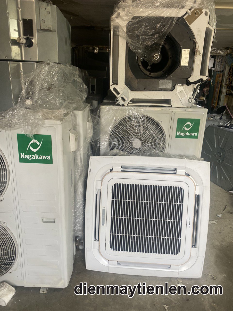 Máy lạnh âm trần cũ Nagakawa