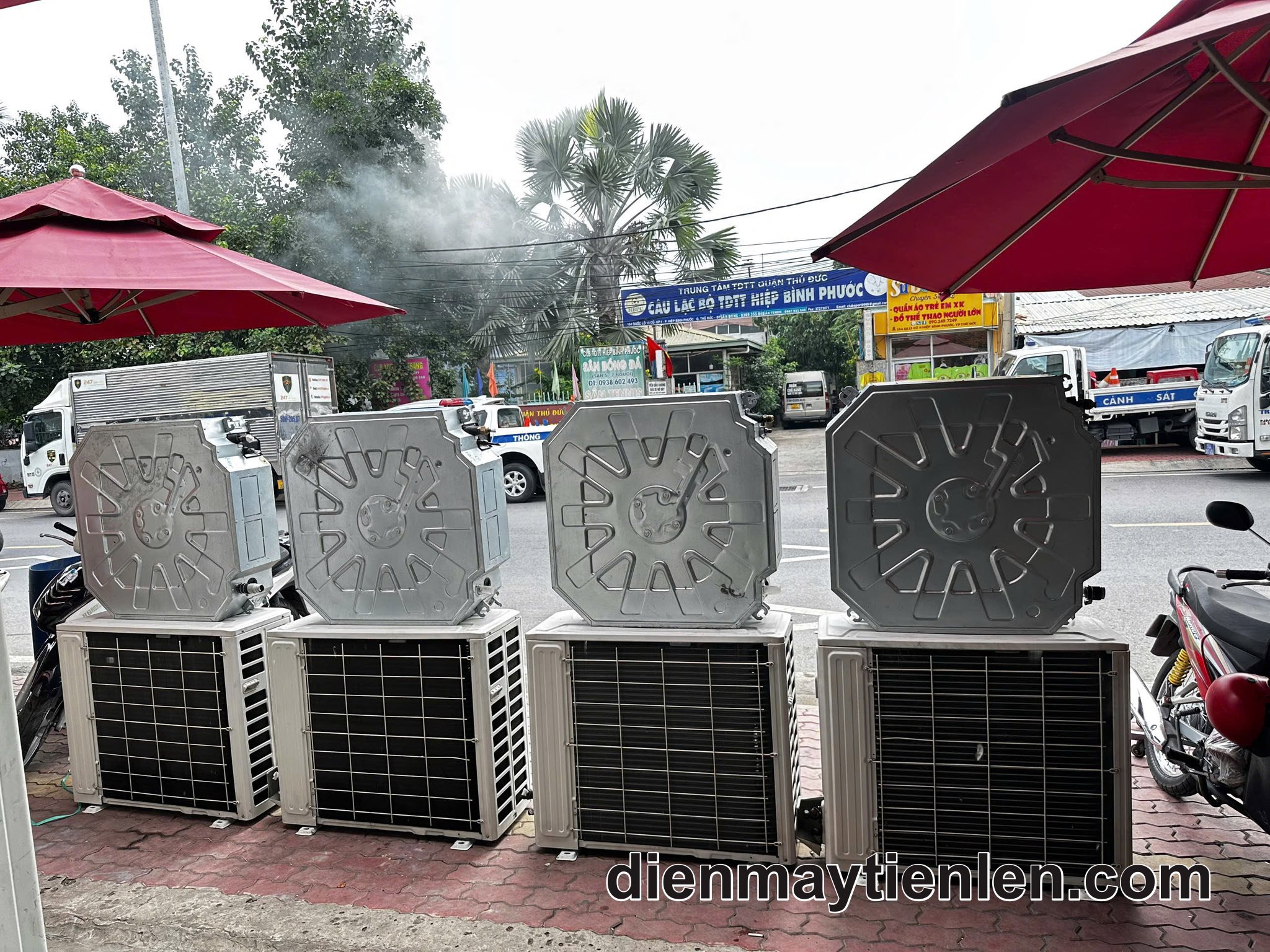 Máy lạnh âm trần cũ Nagakawa