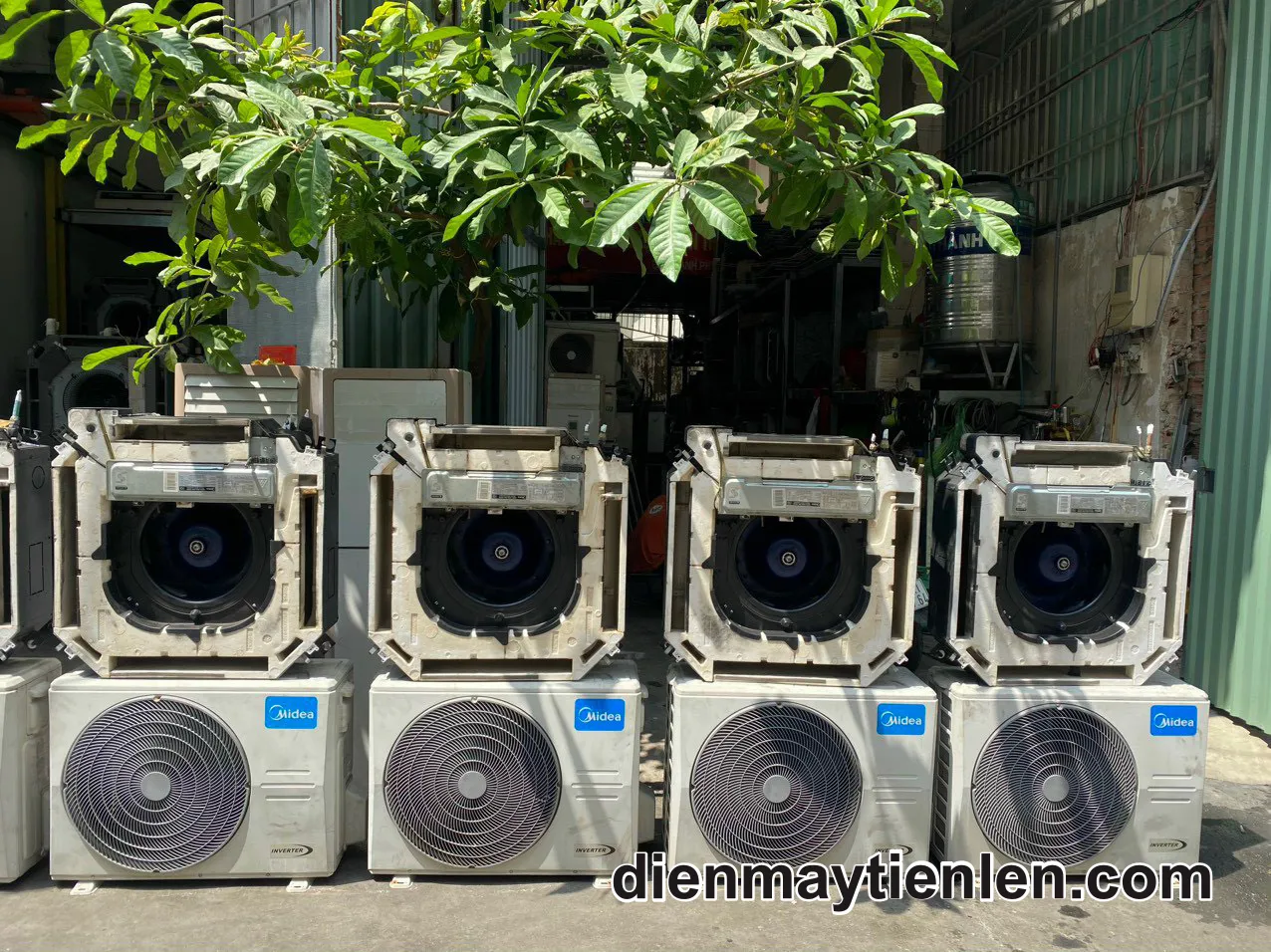 Máy lạnh âm trần cũ Casper