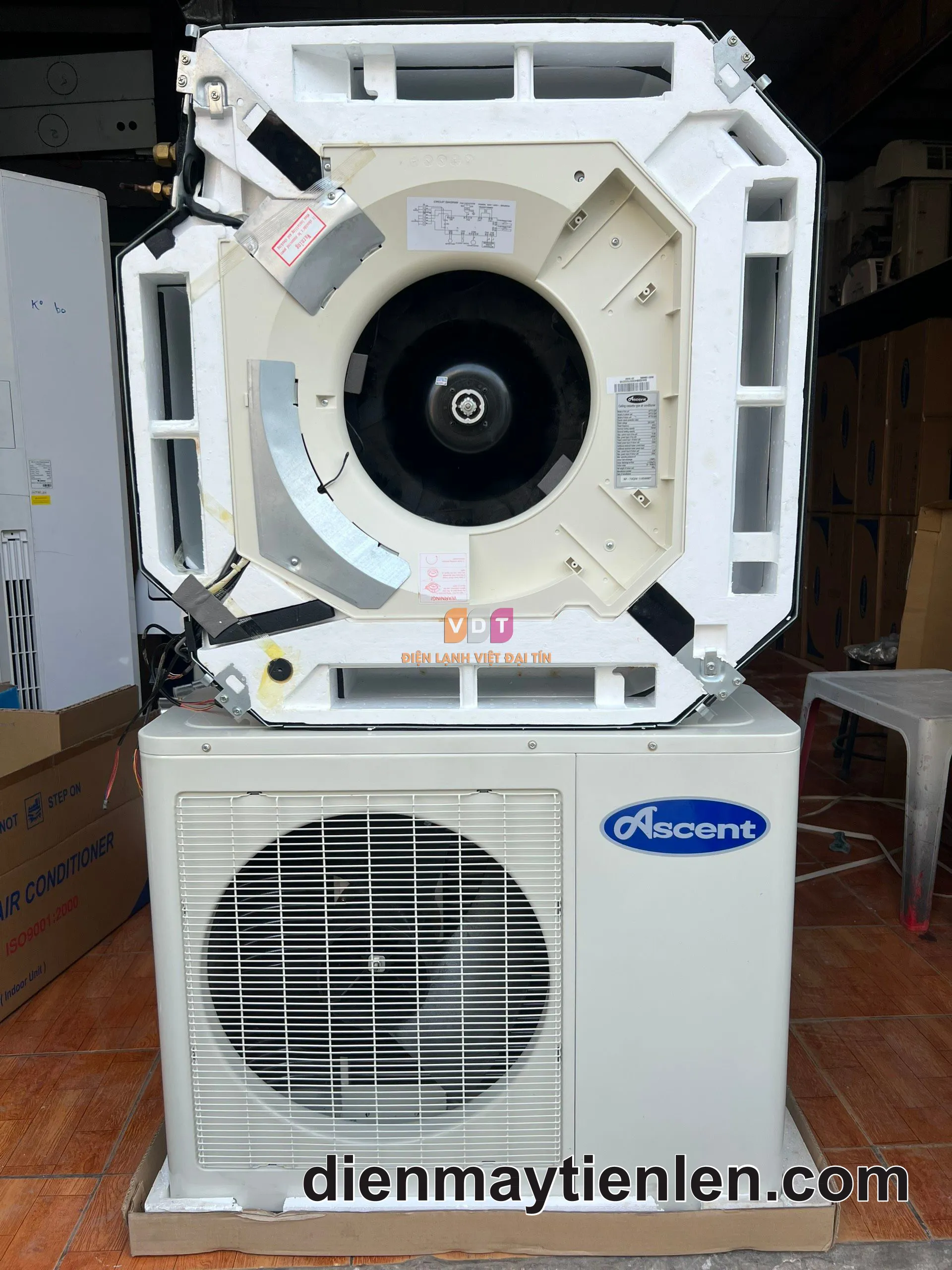 Máy lạnh cũ Ascent 3Hp tại Điện Máy Tiến Lên