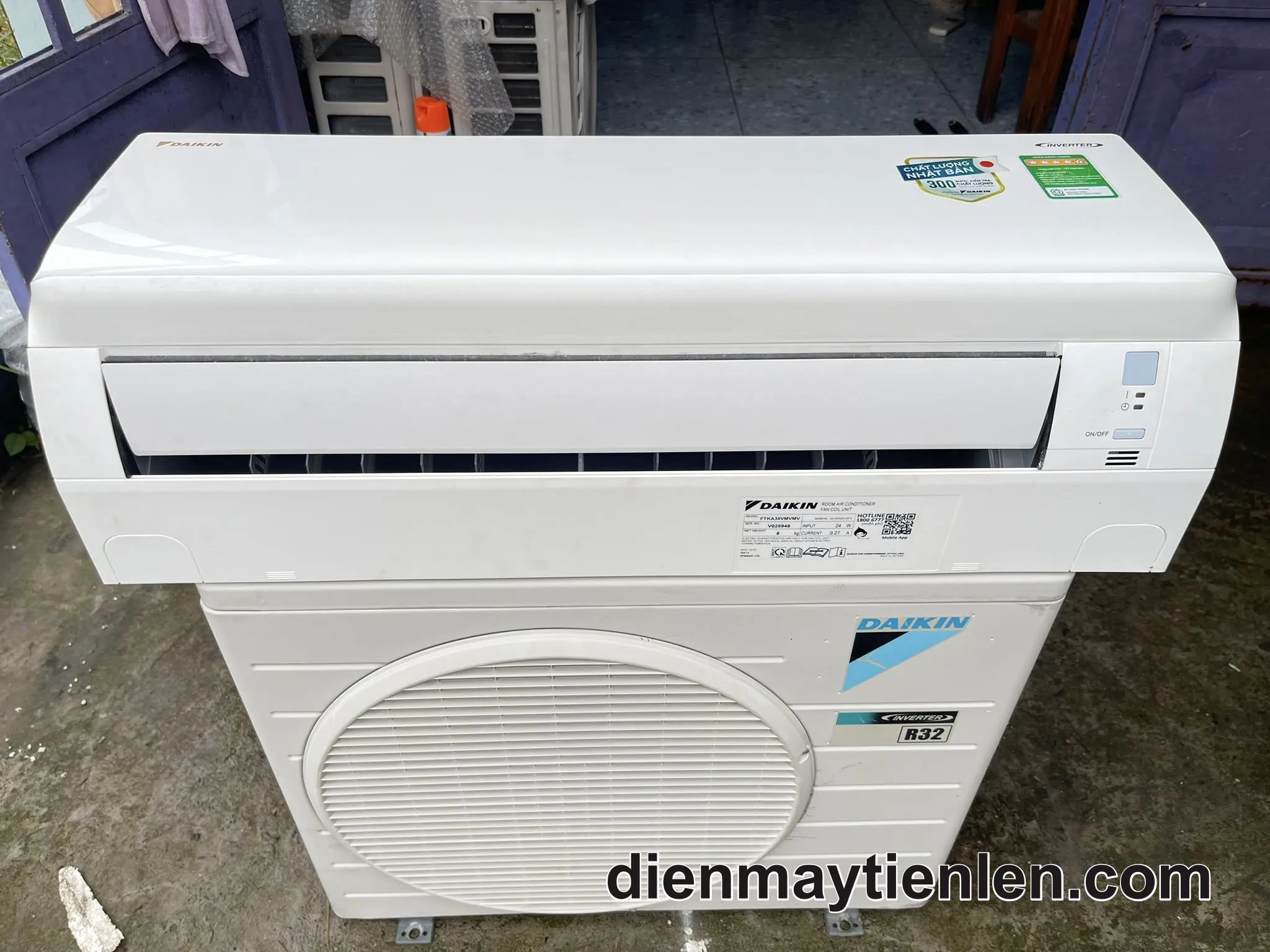 Máy lạnh cũ Daikin 1.5Hp Inverter