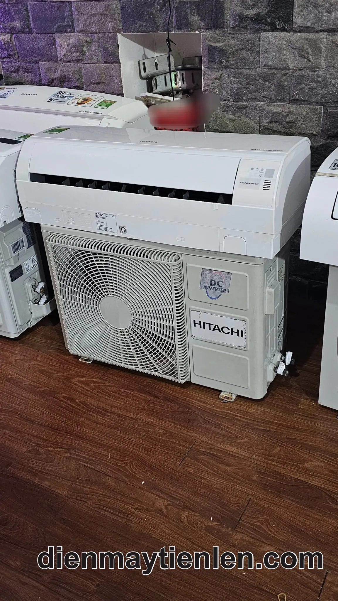 Máy lạnh cũ Hitachi 1HP hàng thùng