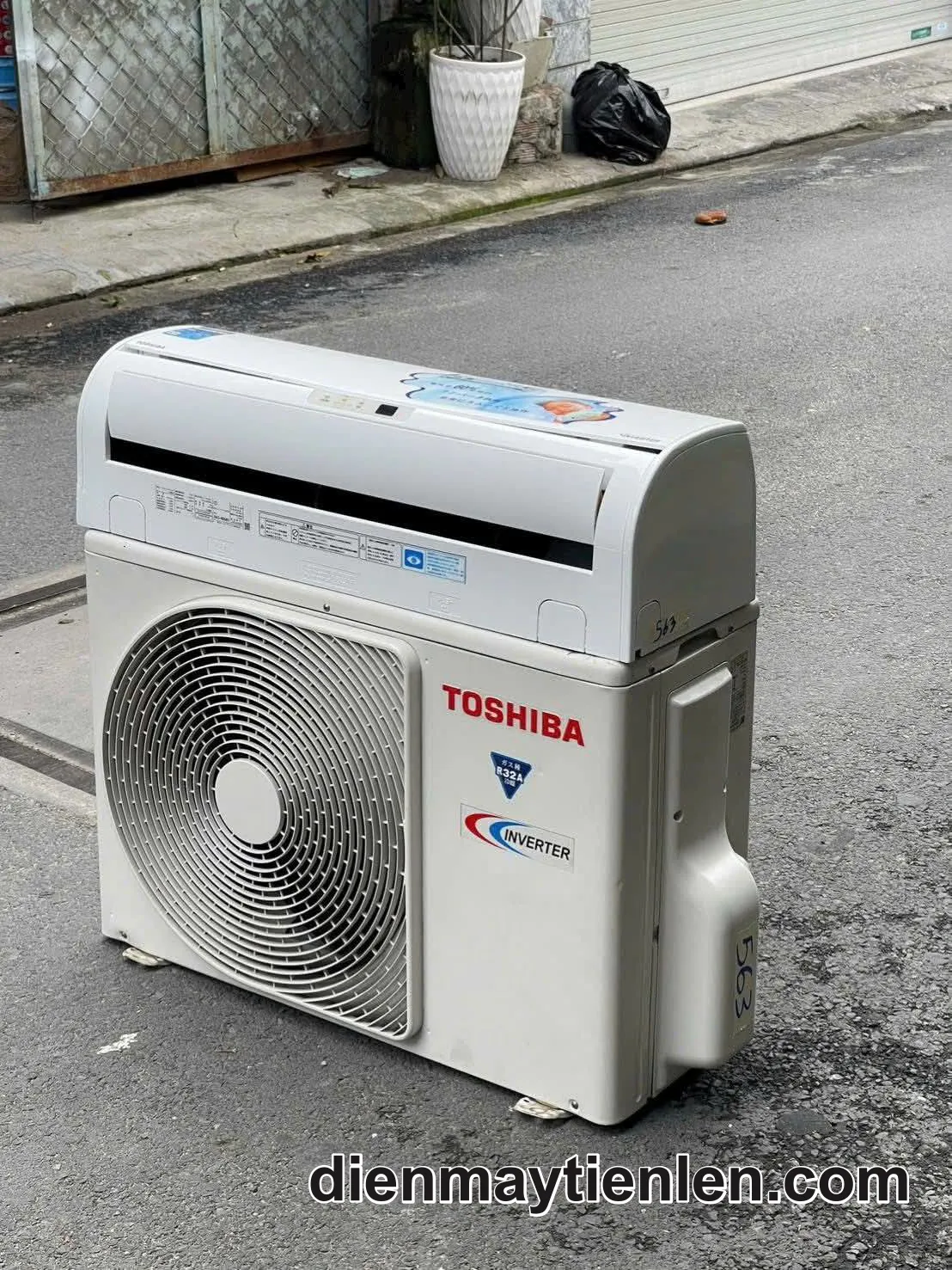 Máy lạnh cũ Toshiba 1.5Hp Inveter