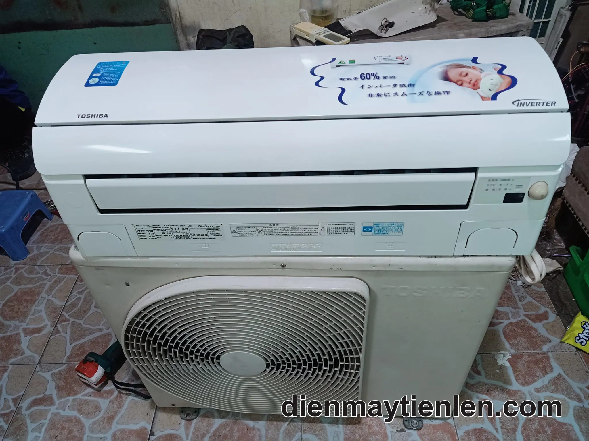 Máy lạnh cũ Toshiba 2Hp nội địa