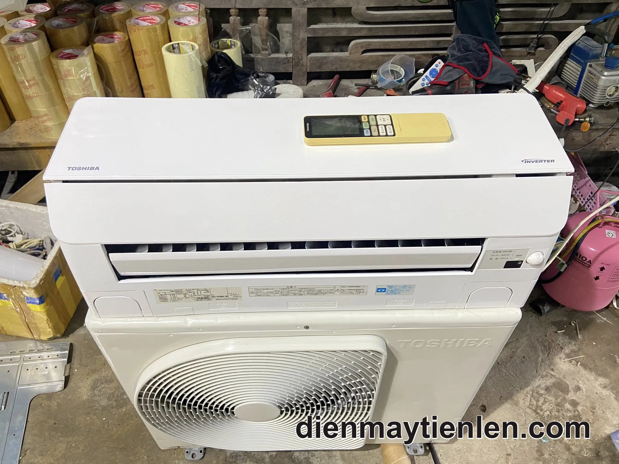 Máy lạnh cũ Toshiba 3Hp Inveter